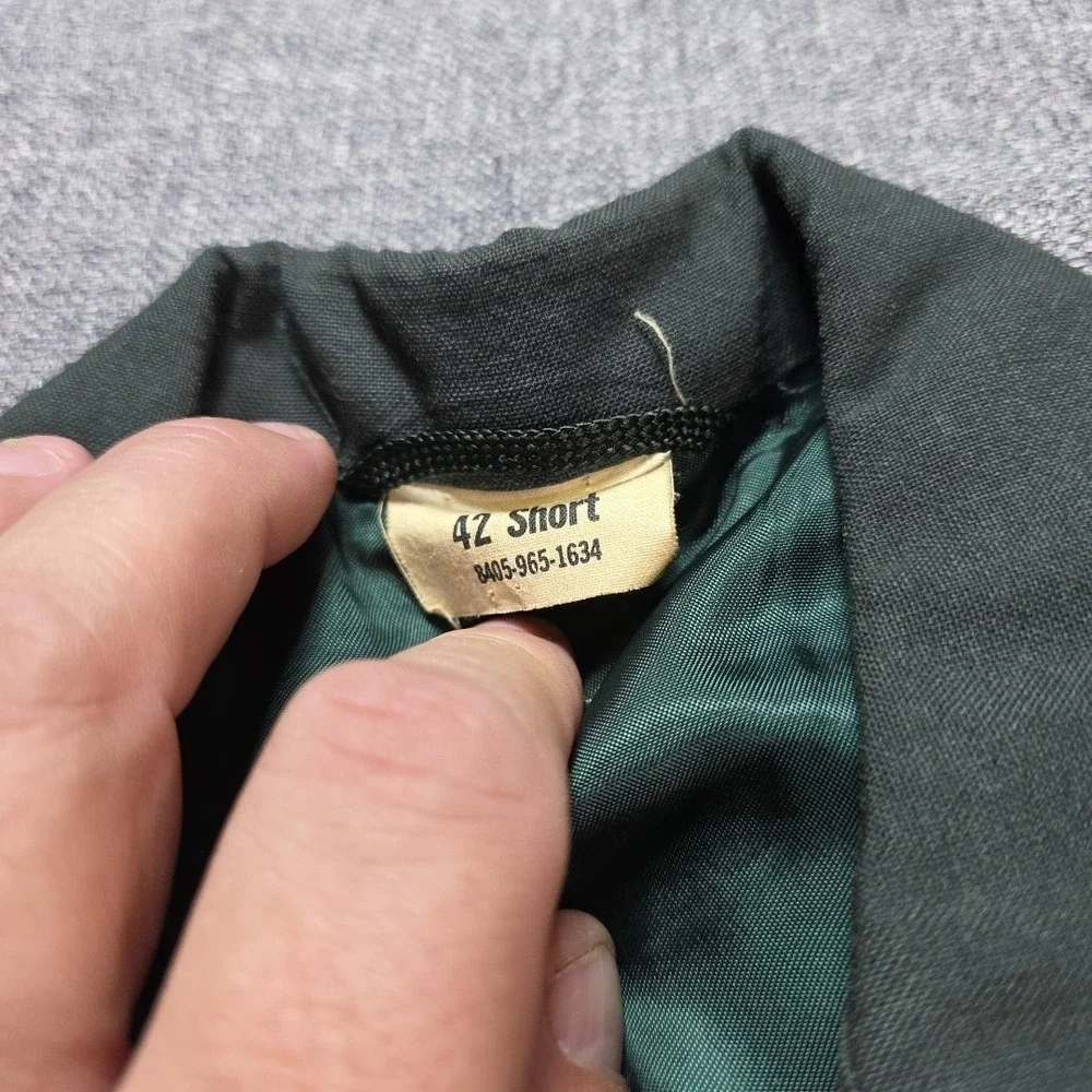 USGI MILITARY SERGE AG-344 CLASS 3 DRESS GREEN ARMY UNIFORM JACKET COAT 42S